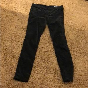 Dark grey velvet rag & bone pants